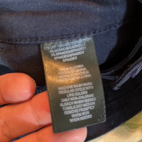 JONES NEW YORK Size 16 Utility Cargo Short EasyCare Navy BlueCozy Cotton $59 NEW - Picture 8 of 9